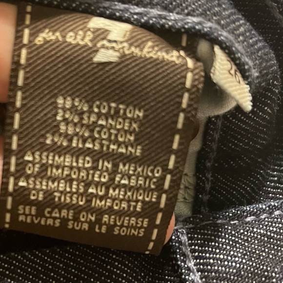 7 For All Mankind Boot Cut Women's Denim Jeans Blue Size 26 - Picture 8 of 9